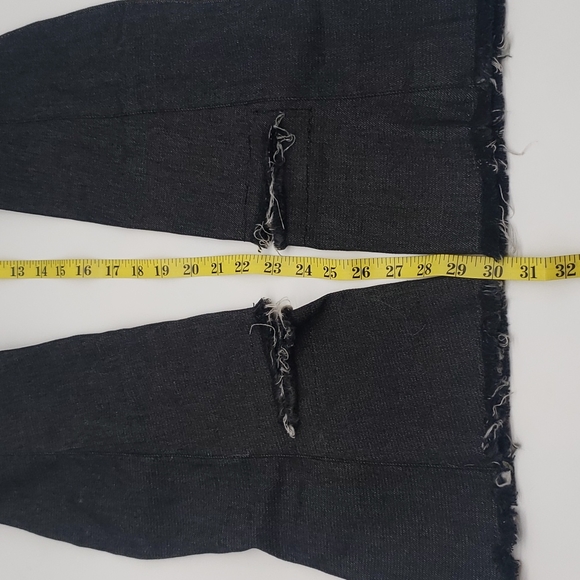 LILANA JEANS BOOTS SIZE 8 1/2 COLOR BLACK 30 INCHES TALL ( OVER THE KNEES BOOTS - Picture 3 of 13